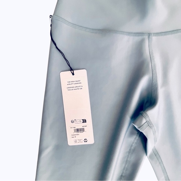 ALO Yoga 7/8 High-Waist Airlift Legging in Celestial Blue Size M (NWT) - Picture 7 of 13